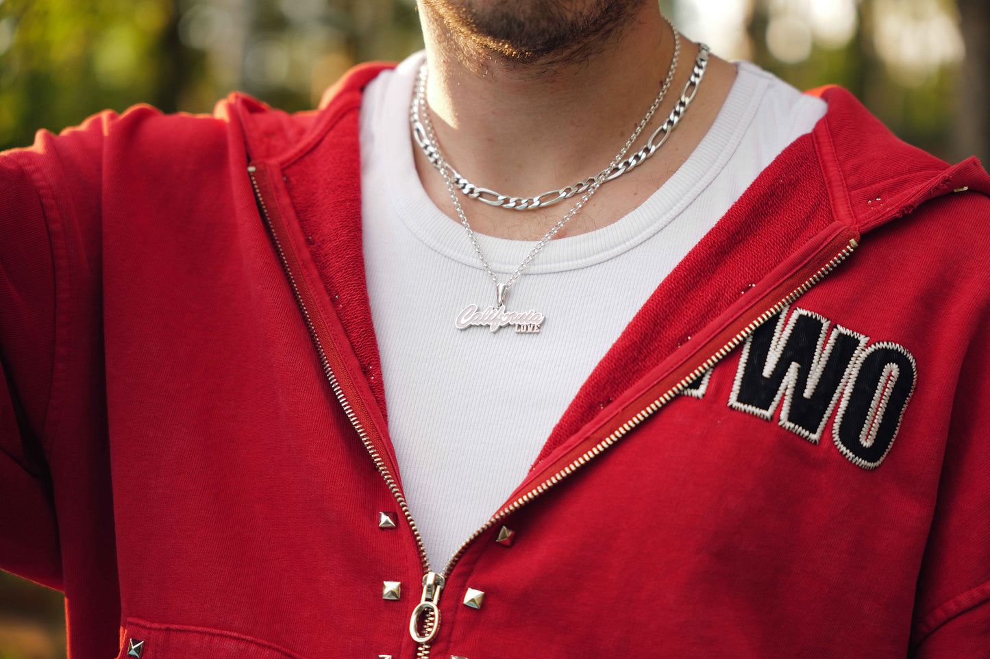 „CALIFORNIA LOVE” CHAIN - PINK